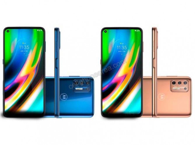 Motorola Moto G9 Plus Two Varient Colors Smartphone