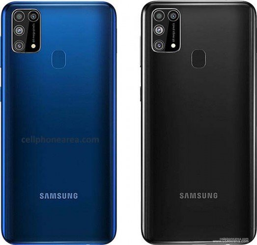 Samsung Galaxy M31 Ocean Blue & Space Black Back