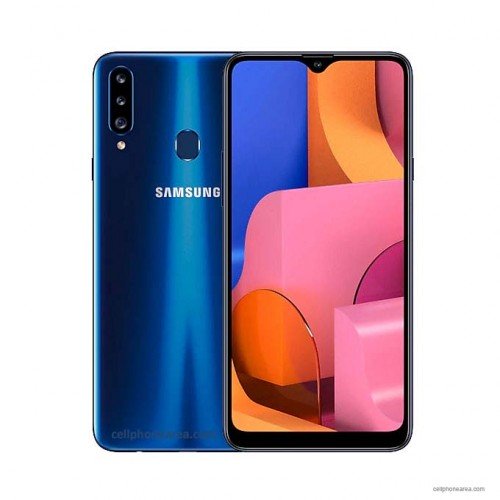 Samsung Galaxy A20s Blue Back