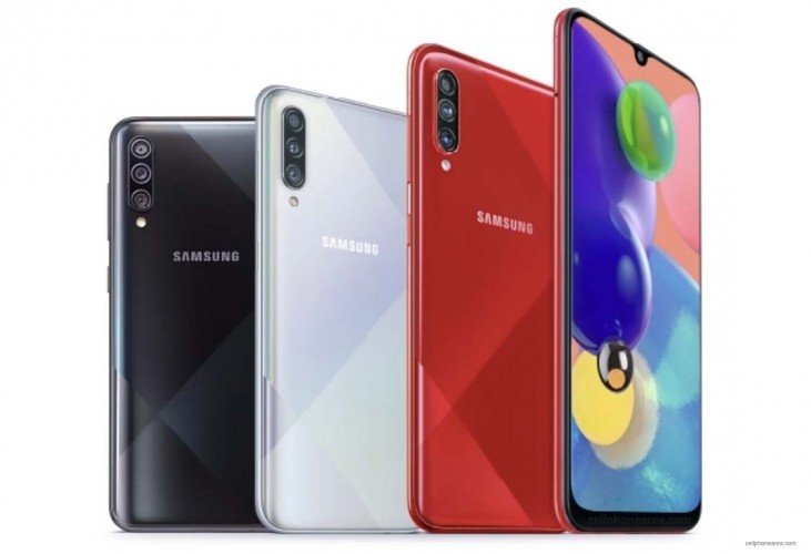 Samsung Galaxy A70s Three Variant Color