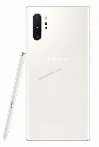 Samsung Galaxy Note10+ 5G  Aura White Back