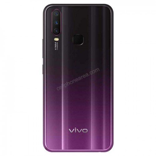 Vivo Y17 Mystic Purple Back