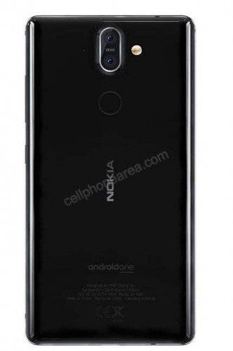 Nokia 8 Sirocco Black Back