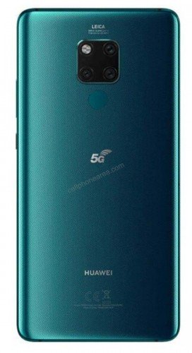 Huawei Mate 20 X Midnight Blue Back