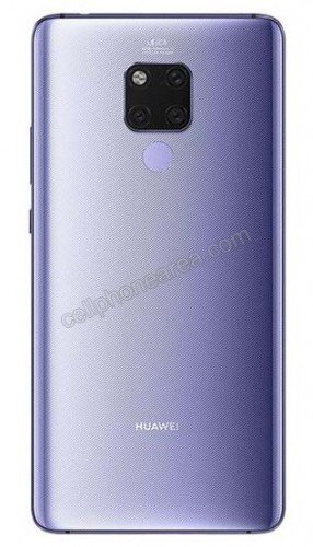 Huawei Mate 20 X Phantom Silver Back