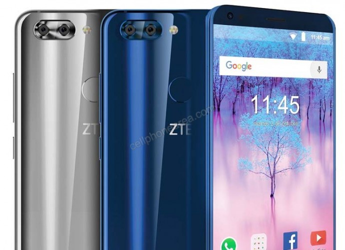 ZTE Blade V9 Blue, Grey Colours