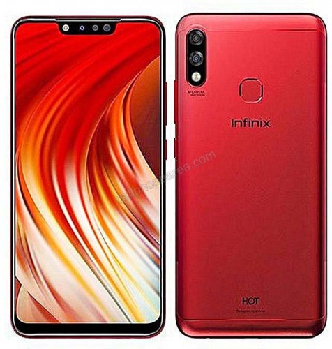 Infinix Hot 7 Bordeaux Red