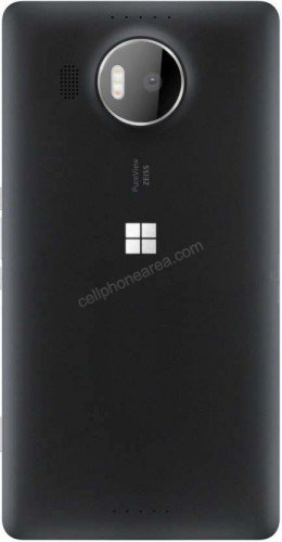 Microsoft Lumia 950 Black Back