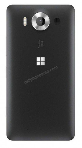 Microsoft Lumia 950 Dual SIM Black Back