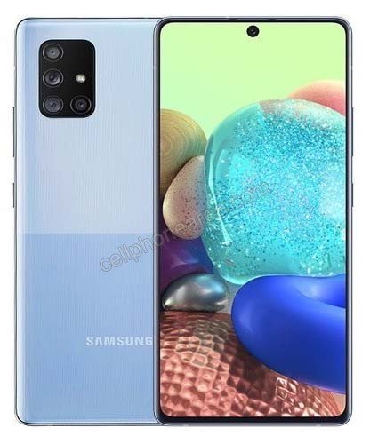 Samsung Galaxy A Quantum Prism Cube Blue