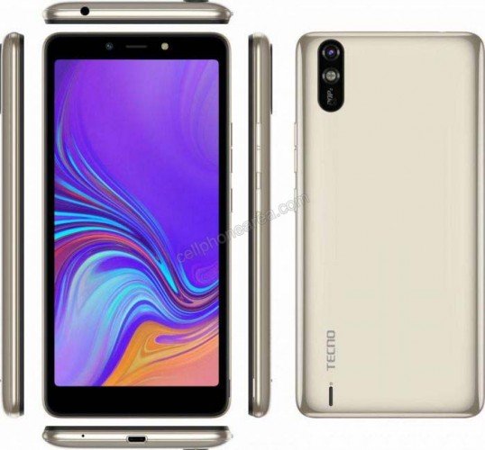 TECNO Pop 2 Plus Champagne Gold