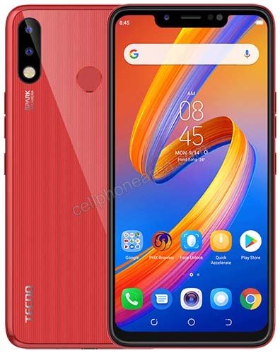 TECNO Spark 3 Bordeaux Red