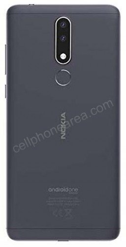 Nokia 3.1 Plus Gray Back