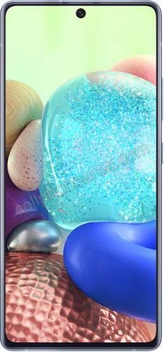 Samsung Galaxy A51 5G UW Prism Bricks Blue Display