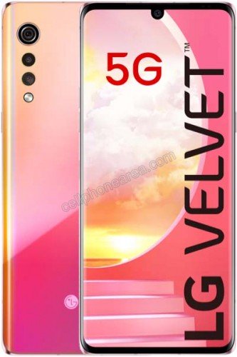 LG Velvet 5G Pink