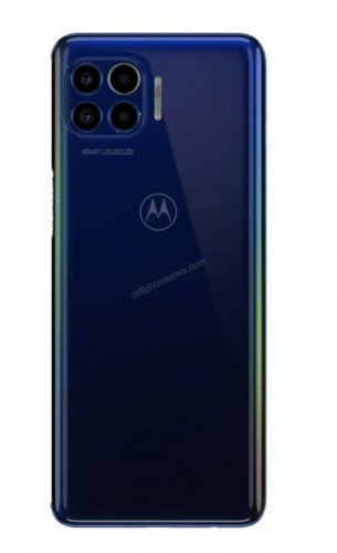 Motorola One 5G Oxford Blue Back