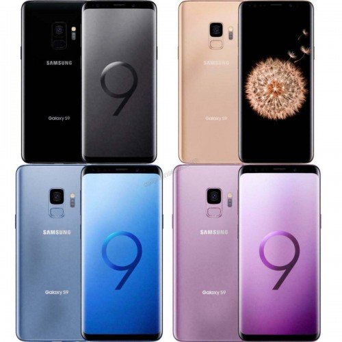 Samsung Galaxy S9 Four Variant Colors Smartphone