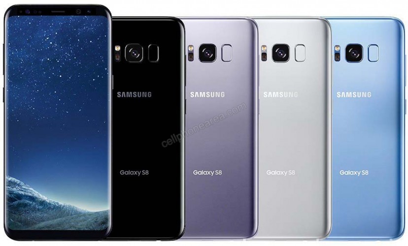 Samsung Galaxy S8 All Colors Smartphone