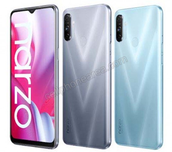 Realme Narzo 20A Two Variant Colors Smartphone