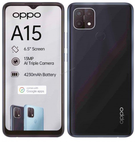 Oppo A15 Dynamic Black