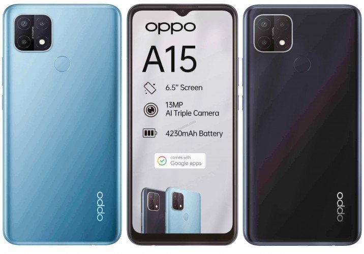 Oppo A15 Two Variant Color Smartphone