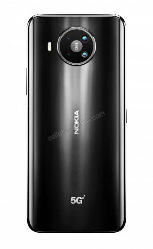 Nokia 8 V 5G UW Meteor Gray Back