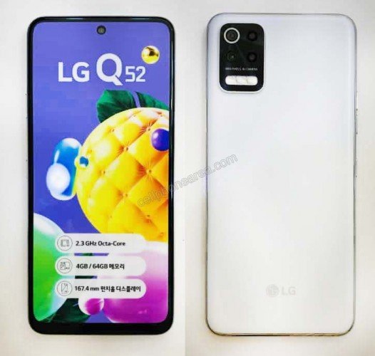 LG Q52 Silky White