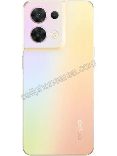 oppo reno8 5g gold back